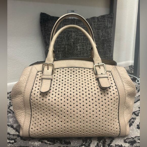 Kate Spade Beige Perforated Satchel - Picture 3 of 16